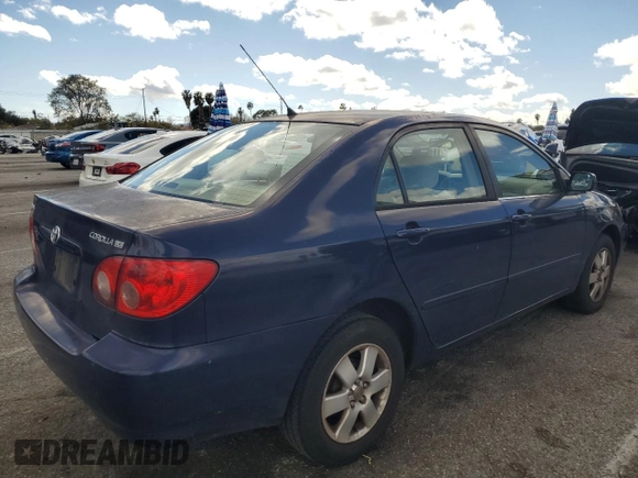 2005 Toyota Corolla CE with VIN 1NXBR32E25Z384058, listed as a Copart auction lot 48981565 with 222,416 mi miles and Clean Title. Bid and sale history available at DreamBid. Image 3.