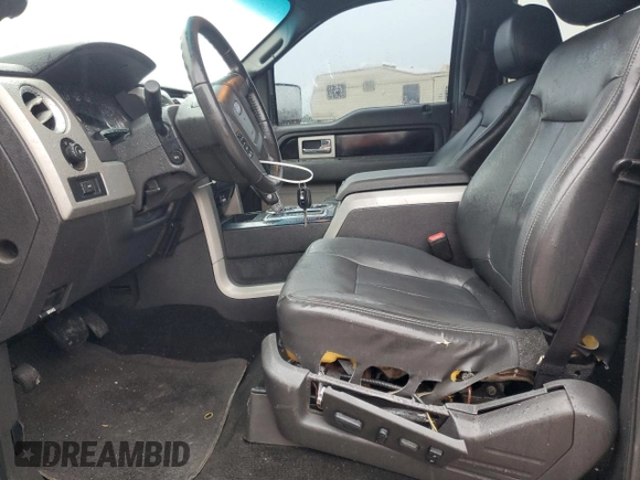 2012 Ford F-150 XL with VIN 1FTFW1ETXCFC20538, listed as a Copart auction lot 58801535 with 204,724 mi miles and Salvage title. Bid and sale history available at DreamBid. Image 7.