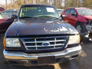 2002 Ford Ranger XLT Appearance with VIN 1FTYR44E42TA12756, listed as a IAAI auction lot 41824028 with 137,380 mi miles. Bid and sale history available at carsss.com. Image 12.
