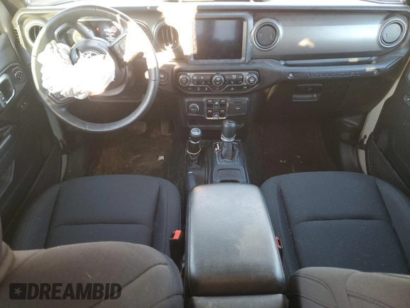 2022 Jeep Wrangler Unlimited Willys with VIN 1C4HJXDNXNW267388, listed as a Copart auction lot 72142634 with 23,631 mi miles and Salvage Title. Bid and sale history available at DreamBid. Image 8.