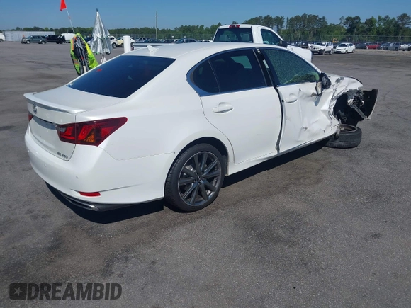 2013 Lexus GS 350 with VIN JTHBE1BL5D5022218, listed as a IAAI auction lot 42114895 with 237,344 mi miles and . Bid and sale history available at DreamBid. Image 4.