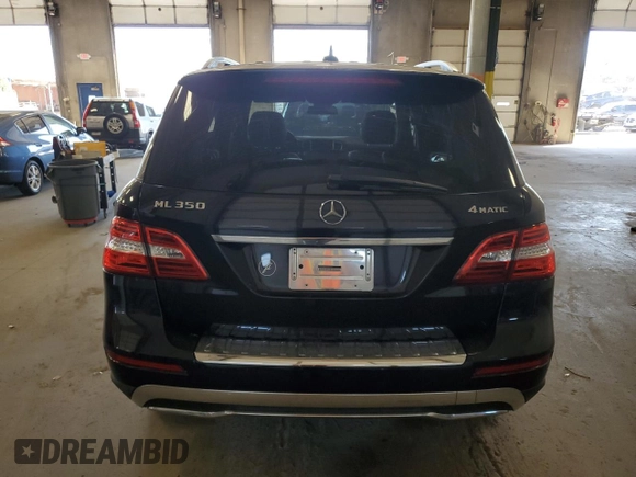 2012 Mercedes-Benz M 350 with VIN 4JGDA5HB4CA022711, listed as a Copart auction lot 56495635 with 99,461 mi miles and Salvage title. Bid and sale history available at DreamBid. Image 6.