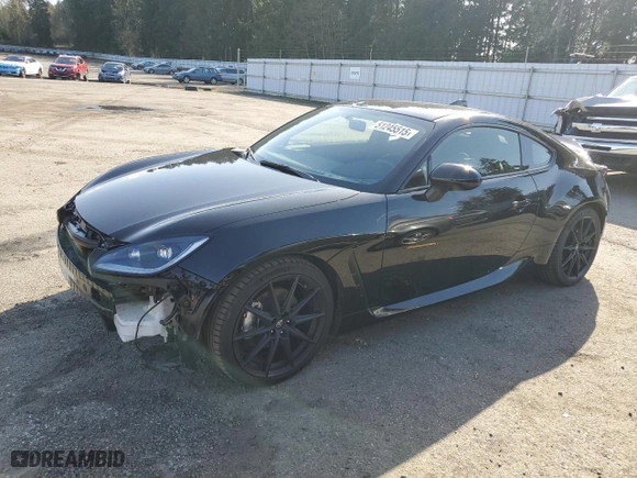 2024 Toyota GR86 Premium with VIN JF1ZNBE14R8750107, listed as a Copart auction lot 51245515 with 8,217 mi miles and Salvage Title. Bid and sale history available at carsss.com. Image 1.