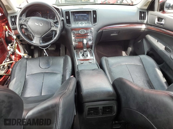 2013 Infiniti G37 Journey with VIN JN1CV6AP7DM303064, listed as a Copart auction lot 56461445 with 110,465 mi miles and Salvage title. Bid and sale history available at DreamBid. Image 8.
