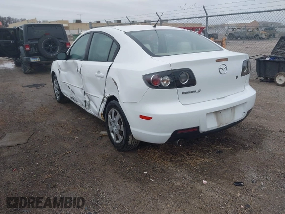 2008 Mazda 3 Sport with VIN JM1BK12F481792962, listed as a IAAI auction lot 41483591 with 279,125 mi miles and . Bid and sale history available at DreamBid. Image 3.