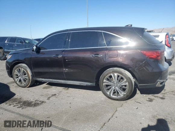 2017 Acura MDX w/Technology Pkg with VIN 5FRYD4H52HB041143, listed as a Copart auction lot 43134965 with 128,114 mi miles and Salvage Title. Bid and sale history available at carsss.com. Image 2.