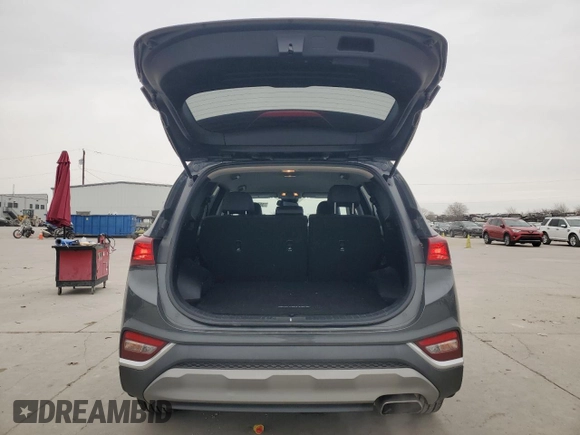 2020 Hyundai Santa Fe SEL w/SULEV with VIN 5NMS33AD3LH232289, listed as a Copart auction lot 88997695 with 57,809 mi miles and Salvage Title. Bid and sale history available at carsss.com. Image 6.