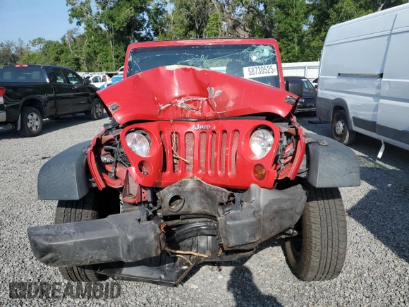 2013 Jeep Wrangler Unlimited Sport z VIN 1C4BJWDG1DL694556, wystawiony jako Copart lot #58730525 z przebiegiem Nie podano mil oraz Szkoda całkowita • Salvage title. Historia ofert i sprzedaży dostępna na DreamBid. Obrazek 5.