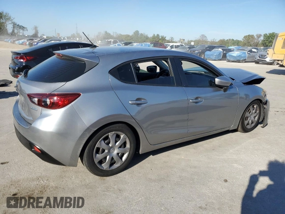 2014 Mazda 3 i Sport with VIN JM1BM1K77E1197649, listed as a Copart auction lot 47779025 with Not Provided miles and Salvage Title. Bid and sale history available at DreamBid. Image 3.