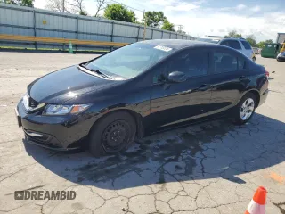 2013 Honda Civic LX z VIN 2HGFB2F55DH524380, wystawiony jako Copart lot #57705525 z przebiegiem 200 080 mil mil oraz Szkoda całkowita • Salvage title. Historia ofert i sprzedaży dostępna na DreamBid. Obrazek 1.