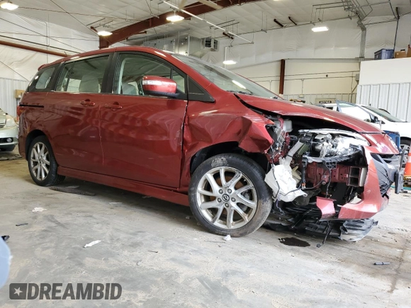 2015 Mazda 5 Touring with VIN JM1CW2CL7F0191213, listed as a Copart auction lot 53338175 with 104,255 mi miles and Non Repairable. Bid and sale history available at carsss.com. Image 4.