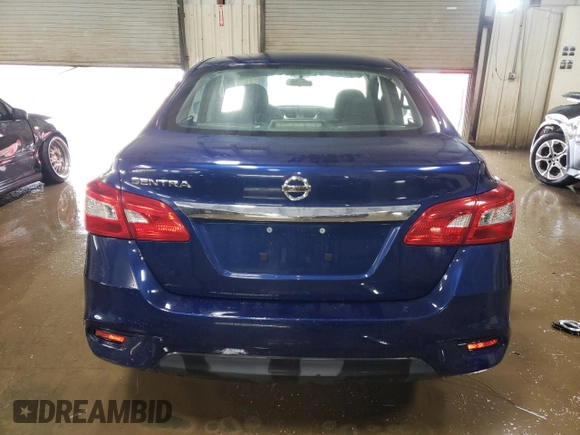 2017 Nissan Sentra SV with VIN 3N1AB7AP3HY274171, listed as a Copart auction lot 51244035 with 43,427 mi miles and Salvage Title. Bid and sale history available at carsss.com. Image 6.