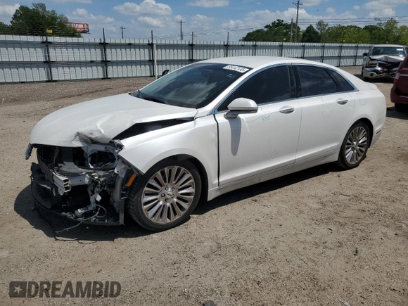2016 Lincoln MKZ with VIN 3LN6L2GKXGR620364, listed as a Copart auction lot 55412135 with 121,380 mi miles and Salvage title. Bid and sale history available at DreamBid. Image 1.