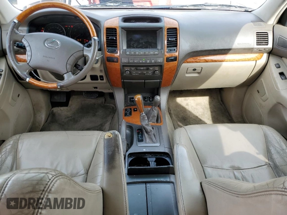 2004 Lexus GX 470 with VIN JTJBT20X840036305, listed as a Copart auction lot 56064085 with 215,194 mi miles and Clean Title. Bid and sale history available at DreamBid. Image 8.
