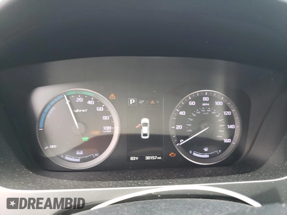 2016 Hyundai Sonata Hybrid Limited with VIN KMHE34L12GA014412, listed as a Copart auction lot 55844013 with 30,157 mi miles. Bid and sale history available at carsss.com. Image 9.