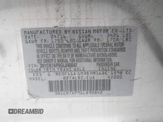2016 Nissan Versa SV z VIN 3N1CN7AP9GL890842, wystawiony jako IAAI lot #42299478 z przebiegiem 90 572 mil mil oraz . Historia ofert i sprzedaży dostępna na DreamBid. Obrazek 9.