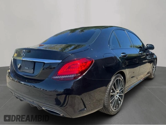 2019 Mercedes-Benz C 300 with VIN 55SWF8DB3KU287744, listed as a Copart auction lot 55195355 with 99,216 mi miles and Clean Title. Bid and sale history available at DreamBid. Image 4.