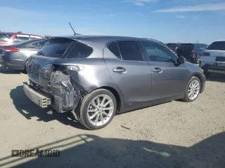 2013 Lexus CT 200h with VIN JTHKD5BH8D2167566, listed as a Copart auction lot 63440655 with 93,424 mi miles and Salvage title. Bid and sale history available at DreamBid. Image 3.