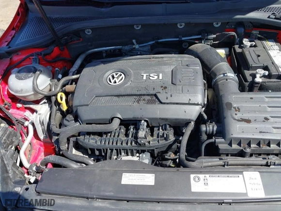 2018 Volkswagen Golf S with VIN 3VWG17AU7JM265872, listed as a IAAI auction lot 41823088 with 93,851 mi miles. Bid and sale history available at carsss.com. Image 10.