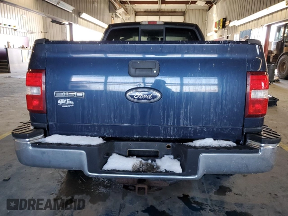 2005 Ford F-150 STX with VIN 1FTRF04W25KD20582, listed as a Copart auction lot 45002035 with 141,815 mi miles and Clean title. Bid and sale history available at DreamBid. Image 6.