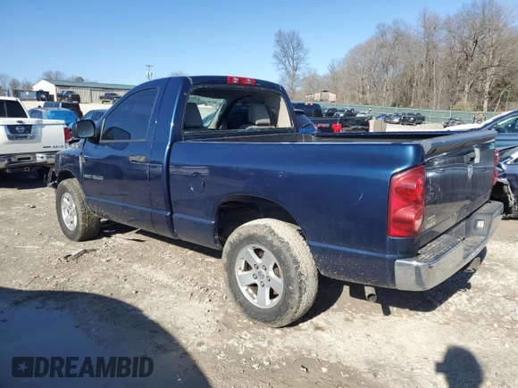 2007 Dodge 1500 SLT with VIN 1D7HA16P87J593935, listed as a Copart auction lot 43614995 with 147,403 mi miles and Clean Title. Bid and sale history available at DreamBid. Image 2.