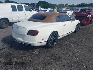 2012 Bentley Continental GT with VIN SCBGR3ZA1CC077130, listed as a IAAI auction lot 42138327 with 36,329 mi miles and . Bid and sale history available at DreamBid. Image 4.