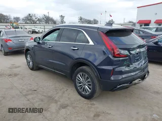2025 Cadillac XT4 FWD Premium Luxury with VIN 1GYFZCR43SF151884, listed as a IAAI auction lot 41521510 with 2,339 mi miles and . Bid and sale history available at DreamBid. Image 3.