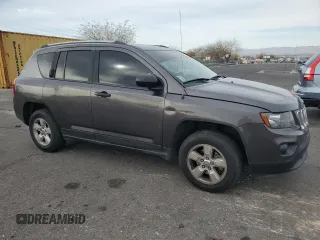 2017 Jeep Compass Sport with VIN 1C4NJCBA1HD118038, listed as a Copart auction lot 49056515 with 101,505 mi miles and Salvage Title. Bid and sale history available at carsss.com. Image 4.