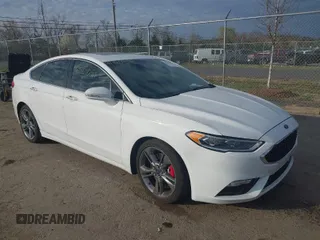 2017 Ford Fusion Sport with VIN 3FA6P0VP0HR153877, listed as a IAAI auction lot 41901051 with 100,799 mi miles. Bid and sale history available at carsss.com. Image 1.