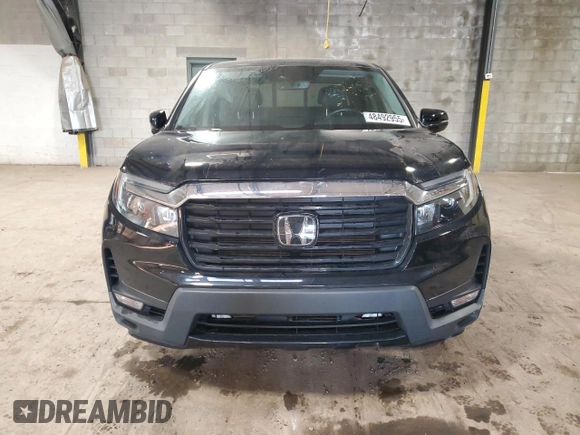 2022 Honda Ridgeline RTL-E with VIN 5FPYK3F73NB023341, listed as a Copart auction lot 48492955 with 42,612 mi miles and Salvage title. Bid and sale history available at DreamBid. Image 5.