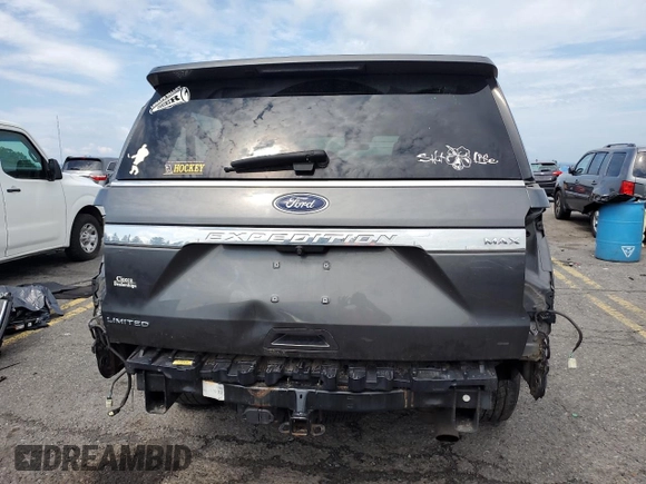 2018 Ford Expedition Max Limited with VIN 1FMJK2AT7JEA18675, listed as a Copart auction lot 62409535 with 121,330 mi miles and Salvage title. Bid and sale history available at DreamBid. Image 6.
