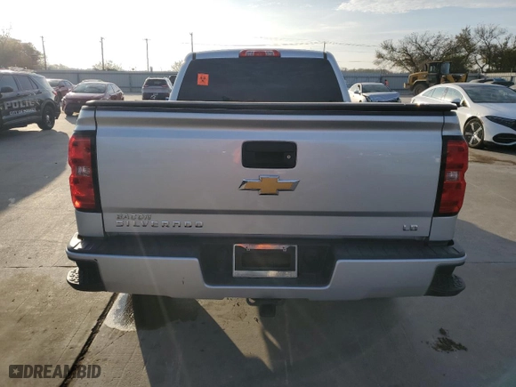 2019 Chevrolet Silverado 1500 LD Custom with VIN 2GCRCMEC1K1236186, listed as a Copart auction lot 82668784 with 59,993 mi miles and Salvage Title. Bid and sale history available at carsss.com. Image 6.
