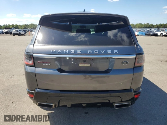 2018 Land Rover Range Rover Sport HSE with VIN SALWR2RK1JA182165, listed as a Copart auction lot 70204494 with 44,306 mi miles and Salvage title. Bid and sale history available at DreamBid. Image 6.