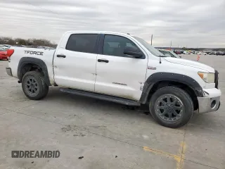 2012 Toyota Tundra 4WD Truck with VIN 5TFDW5F18CX221709, listed as a Copart auction lot 46100465 with 0 mi miles and Salvage Title. Bid and sale history available at carsss.com. Image 4.