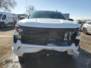 2023 Chevrolet Silverado 1500 Custom with VIN 3GCPDBEK7PG159113, listed as a Copart auction lot 89026075 with 27,447 mi miles and Salvage Title. Bid and sale history available at DreamBid. Image 5.