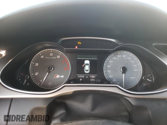 2013 Audi S4 Premium Plus with VIN WAUBGAFL2DA221334, listed as a Copart auction lot 74572834 with 117,713 mi miles and Salvage Title. Bid and sale history available at carsss.com. Image 9.