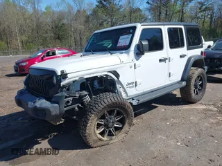 2020 Jeep Wrangler Unlimited Sport S z VIN 1C4HJXDN5LW204468, wystawiony jako IAAI lot #41855289 z przebiegiem 62 610 mil mil oraz . Historia ofert i sprzedaży dostępna na DreamBid. Obrazek 18.