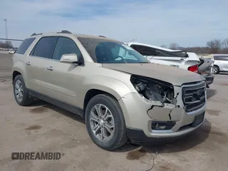 2015 GMC Acadia SLT with VIN 1GKKVRKD0FJ379667, listed as a IAAI auction lot 41828326 with 160,599 mi miles. Bid and sale history available at carsss.com. Image 1.