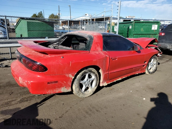 1999 Pontiac Firebird Formula with VIN 2G2FV22GXX2208367, listed as a Copart auction lot 81177204 with 82,649 mi miles and Salvage title. Bid and sale history available at DreamBid. Image 3.