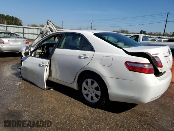 2007 Toyota Camry CE with VIN JTNBE46K273086393, listed as a Copart auction lot 45917024 with 0 mi miles and Non Repairable. Bid and sale history available at carsss.com. Image 2.