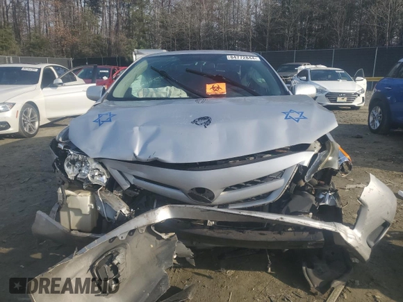 2012 Toyota Corolla L with VIN 2T1BU4EE5CC860463, listed as a Copart auction lot 45097645 with 0 mi miles and Non Repairable. Bid and sale history available at carsss.com. Image 5.