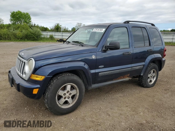 2007 Jeep Liberty Sport z VIN 1J4GL48K37W580719, wystawiony jako Copart lot #57618765 z przebiegiem 166 388 mil mil oraz Czysty tytuł • Clean title. Historia ofert i sprzedaży dostępna na DreamBid. Obrazek 1.