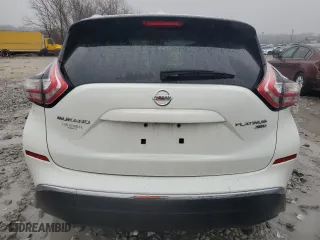 2015 Nissan Murano Platinum with VIN 5N1AZ2MH2FN274815, listed as a Copart auction lot 43622595 with 189,102 mi miles and Salvage Title. Bid and sale history available at carsss.com. Image 6.