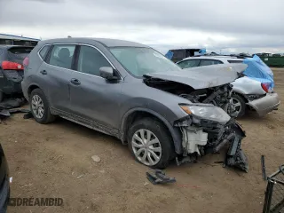 2018 Nissan Rogue S with VIN KNMAT2MV5JP598642, listed as a Copart auction lot 45566515 with 104,468 mi miles and Salvage Title. Bid and sale history available at carsss.com. Image 4.