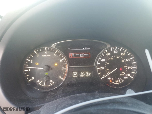 2015 Nissan Altima 2.5 SV with VIN 1N4AL3AP3FC455236, listed as a Copart auction lot 52877615 with 73,776 mi miles and Salvage Title. Bid and sale history available at carsss.com. Image 9.