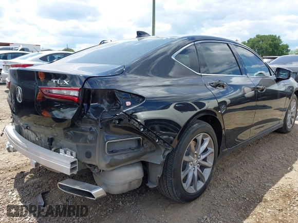 2023 Acura TLX with VIN 19UUB5F36PA002853, listed as a IAAI auction lot 42212733 with 34,432 mi miles and . Bid and sale history available at DreamBid. Image 4.