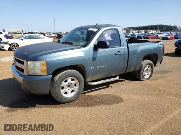 2008 Chevrolet Silverado 1500 Work Truck with VIN 1GCEC14C28Z260270, listed as a Copart auction lot 48186915 with 262,713 mi miles and Salvage Title. Bid and sale history available at carsss.com. Image 1.