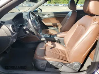 2015 Audi A3 1.8T Premium Plus with VIN WAU5CLFF5F1028760, listed as a Copart auction lot 72754684 with 66,806 mi miles and Salvage Title. Bid and sale history available at carsss.com. Image 7.