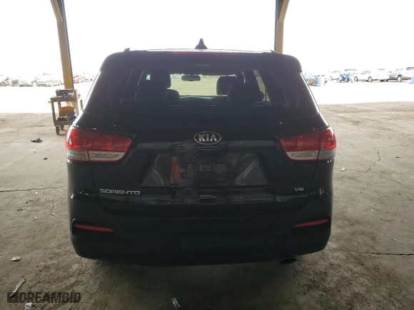 2017 Kia Sorento LX V6 with VIN 5XYPG4A55HG302482, listed as a Copart auction lot 50740195 with 135,652 mi miles and Salvage Title. Bid and sale history available at carsss.com. Image 6.