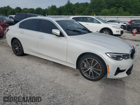 2021 BMW 3 Series 330i with VIN 3MW5R1J08M8C17949, listed as a Copart auction lot 61241105 with 48,593 mi miles and Clean title. Bid and sale history available at DreamBid. Image 4.